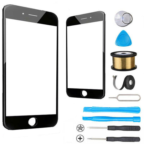 iPhone 6s Plus Glass Screen Replacement Premium Repair Kit - Black