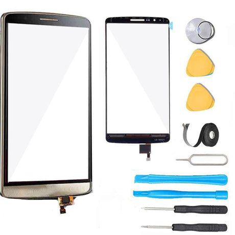 LG G3 Glass Screen Digitizer Replacement Premium Repair Kit - Gold