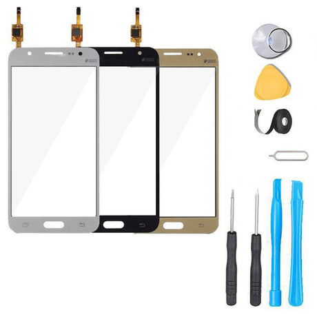 Samsung Galaxy J5 Glass Screen Replacement + Touch Digitizer Premium Repair Kit J500- Black, White, Gold