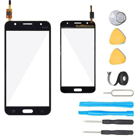 Samsung Galaxy J5 Glass Screen Replacement + Touch Digitizer Premium Repair Kit J500- Black