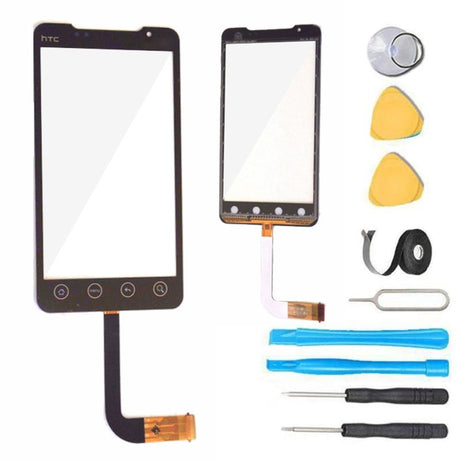 HTC Evo 4G Glass Screen Replacement parts plus tools