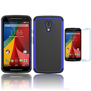 Rugged Armor Protective Case Cover - Motorola Moto G (1st generation)