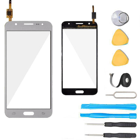 Samsung Galaxy J5 Glass and Touch Screen Digitizer Replacement Premium Repair Kit J500- White