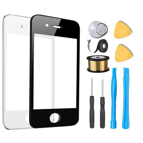 iPhone 4 Glass Screen Replacement Premium Repair Kit - Black or White