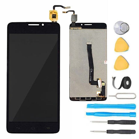 Alcatel One Touch Idol X Screen Replacement LCD and Digitizer Premium Repair Kit 6040 6040A 6040D 6040X - Black
