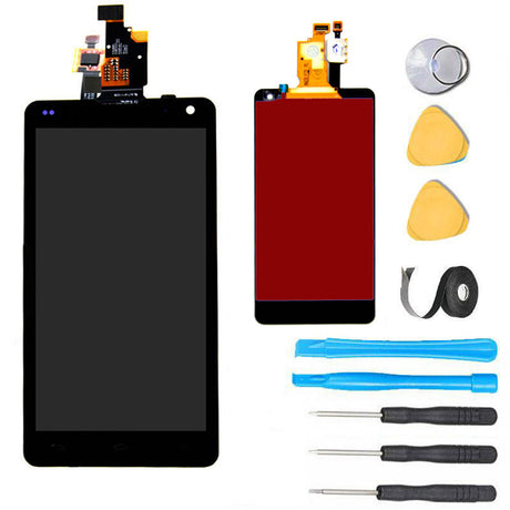 LG Optimus G Screen Replacement + LCD + Touch Digitizer Premium Repair Kit E975 E977 F180 LS970 E973 - Black