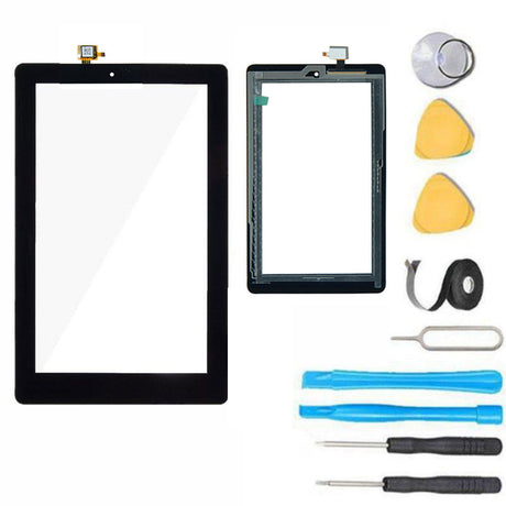 Amazon Kindle Fire 7 (9th Gen) 2019 M8S26G Glass Screen Replacement Touch Digitizer Premium Repair Kit 9th Generation Alexa