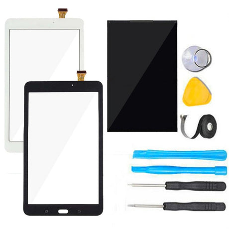 Samsung Galaxy Tab E  8.0 Screen Replacement LCD Glass Touch Screen Digitizer Premium Repair Kit SM-T377 T377 T378- Black or White