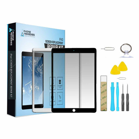 iPad 8 (8th Gen 2020) 10.2 Screen Replacement Glass + Touch Digitizer Premium Repair Kit A2428 | A2429 | A2430 - Black or White