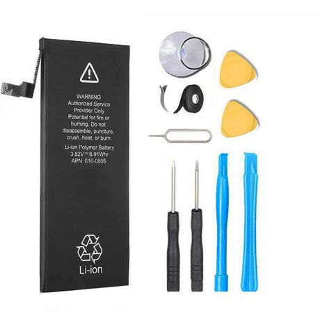 iPhone 5 1440 mAh Internal Battery Replacement Premium Repair Kit - Black