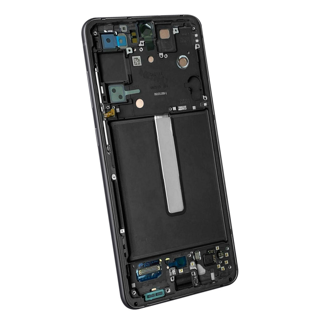Samsung Galaxy S21 FE 5G G990B Screen Replacement LCD with FRAME Repair Kit EU Version - Graphite Gray Black