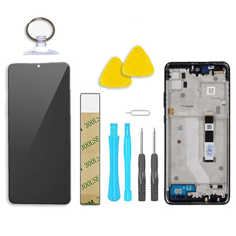 Moto One 5G Ace Screen Replacement for Motorola ONE 5G UW Ace LCD for XT2113-2 LCD with Frame for Moto G 5G XT2113 LCD Digitizer Screen Replacement LCD with FRAME Repair Kit XT2113-1 XT2113-3 XT2113 XT2113-2 XT2113-5