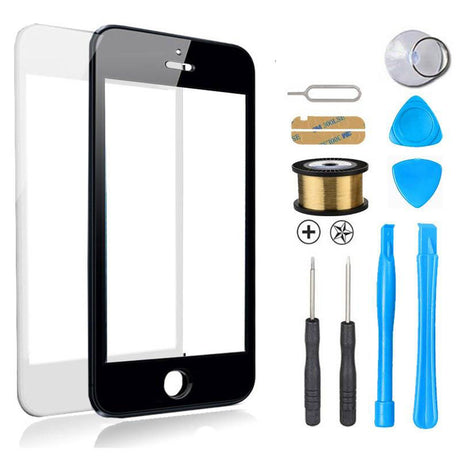 iPhone 5s Glass Screen Replacement Premium Repair Kit - Black or White