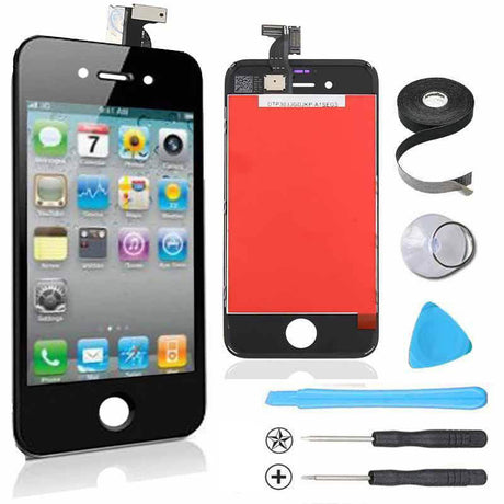 iPhone 4s LCD And Touchscreen Digitizer Assembly Premium Repair Kit - Black