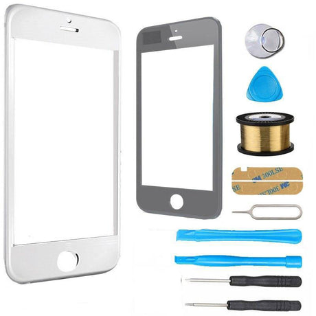 iPhone SE 1st Gen Glass Screen Replacement Premium Repair Kit - White
