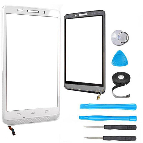 Droid Maxx screen replacement white glass