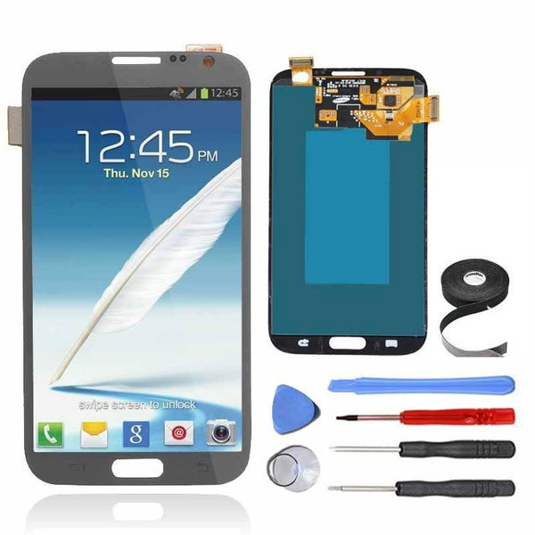 Samsung Galaxy Note 2 LCD Screen Digitizer Assembly Kit - Gray ...