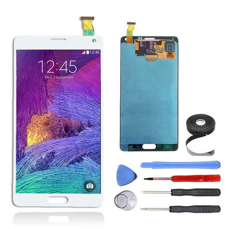 Samsung Galaxy Note 4 LCD Screen and Digitizer Assembly Premium Repair Kit - White