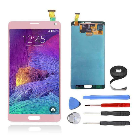 Samsung Galaxy Note 4 LCD Screen and Digitizer Assembly Premium Repair Kit - Pink
