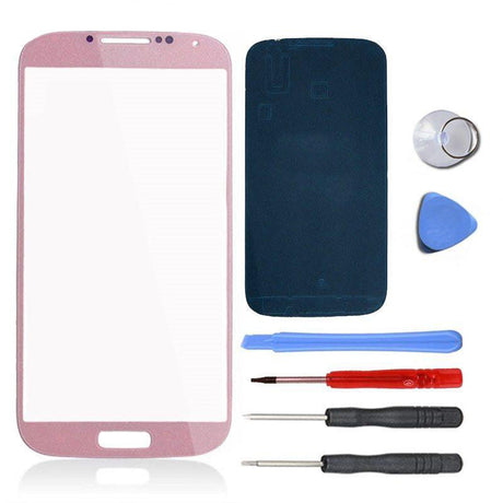 Samsung Galaxy S4 Glass Screen Replacement Premium Repair Kit - Pink