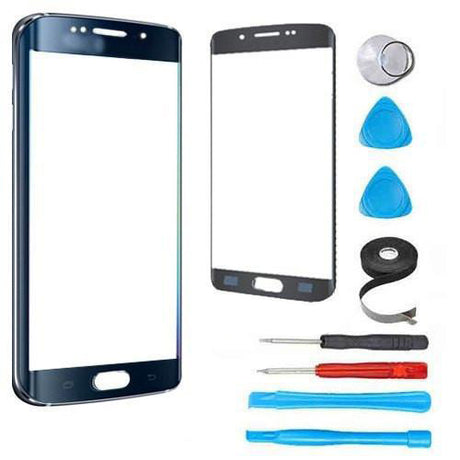 Samsung Galaxy S6 Edge Plus Glass Screen Replacement Premium Repair Kit - Dark Blue