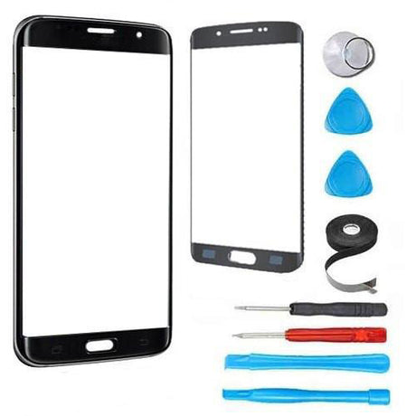 Samsung Galaxy S6 Edge Plus Glass Screen Replacement Premium Repair Kit -Black