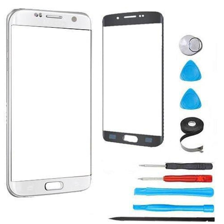 Samsung Galaxy S7 Edge Glass Screen Replacement Premium Repair Kit - White