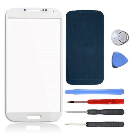 Samsung Galaxy S4 Mini Glass Screen Replacement Premium Repair Kit - White