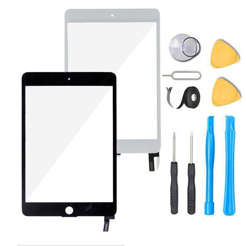 Replacement for iPad Mini 5 A2124 A2126 A2133 Touch Screen Digitizer Glass  with Repair Tools Black（Without LCD Screen