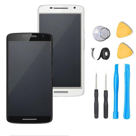 Motorola Moto X Play Screen Replacement + LCD + Digitizer Premium Repair Kit XT1561 XT1562 XT1563 - Black or White