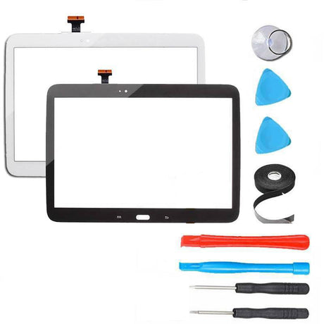 Samsung Galaxy Note 10.1  Screen Replacement + Touch Digitizer Replacement Premium Repair Kit GT-SM-P600 P605 WIFI - Black / White