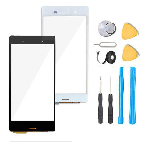 Sony Xperia Z3 Glass Screen Replacement + Touch Digitizer Premium Repair Kit D6603 | D6616 | D6643 | D6653- Black or White