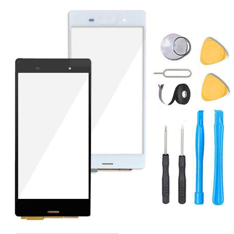 Sony Xperia Z3 Mini Glass Screen Replacement + Touch Digitizer Premium Repair Kit Compact D5803 | D5833- Black or White