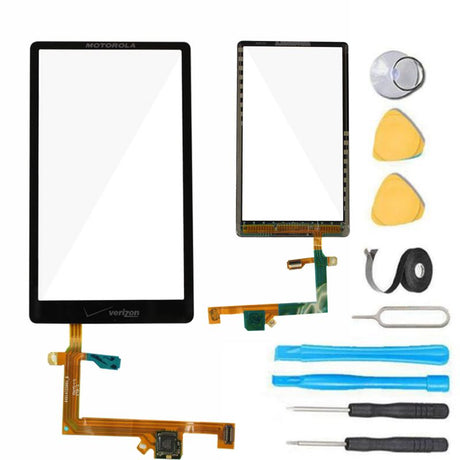 Droid X Glass Screen Replacement parts and tools