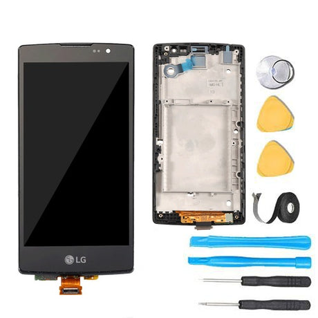 LG Escape 2 Glass Screen Replacement + LCD +Touch Digitizer Premium Repair Kit LTE H445 H443 US550 H441 - Black