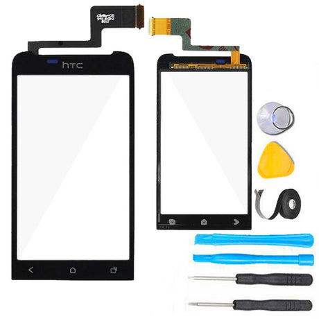 HTC One V Glass Screen Digitizer Replacement Premium Repair Kit T320E- Black