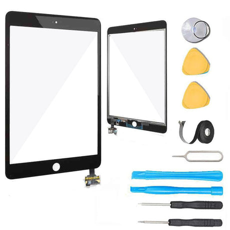 iPad Mini 1 and 2 Screen and Touch Digitizer Replacement Premium Repair Kit  - Black