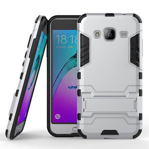 Hybrid Rugged Shockproof Rubber Stand Armor Protective Case Cover - Samsung Galaxy J7 2016 (J710)