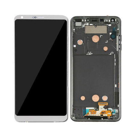 LG G6 Screen Replacement LCD with FRAME - White