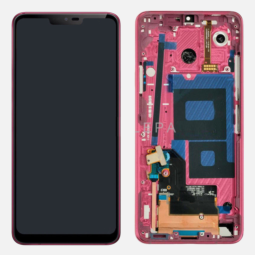 LG G7 ThinQ Screen Replacement Glass LCD Digitizer Premium Repair Kit | G710 - Rose Pink