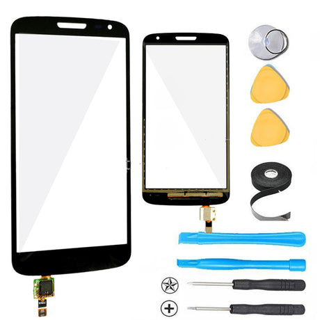 LG G2 Mini Glass Screen Replacement + Touch Digitizer Premium Repair Kit - Black