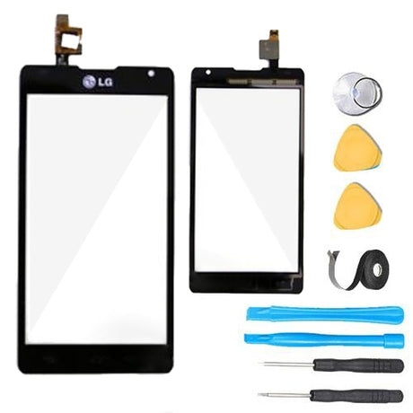 LG Spirit Glass Screen Digitizer Replacement Premium Repair Kit MS870 - Black