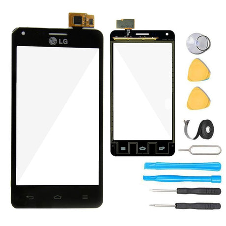 LG Mach Glass Screen Digitizer Replacement Premium Repair Kit LS860 - Black