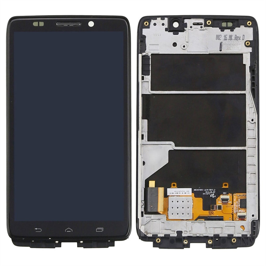 Motorola Droid Ultra and Droid Maxx LCD Screen Replacement and Digitizer Premium Repair Kit  - Black - PhoneRemedies