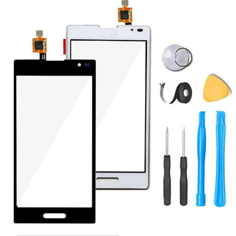 LG Optimus F7 Glass Screen Replacement + Touch Digitizer Premium Repair Kit US780 LG870 - Black
