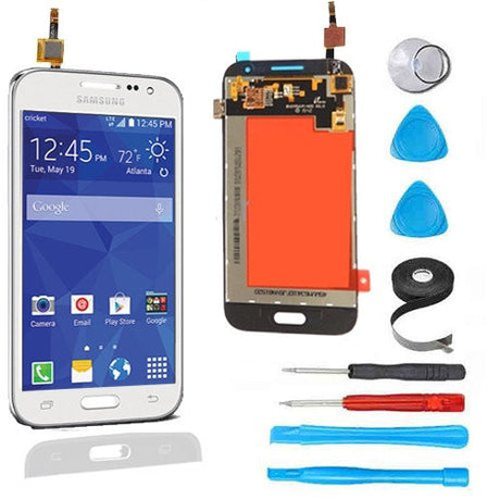 Samsung Galaxy Prevail 4G LCD Screen Replacement and Digitizer Display Premium Repair Kit G360  - White - PhoneRemedies