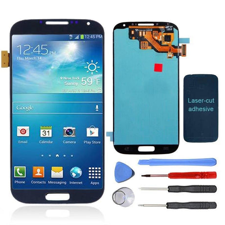 Samsung Galaxy S4 Replacement LCD Screen and Digitizer Assembly Premium Repair Kit - Navy Blue - PhoneRemedies