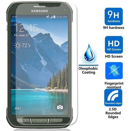 Premium Tempered Glass Screen Protector- Galaxy S4 Active - PhoneRemedies