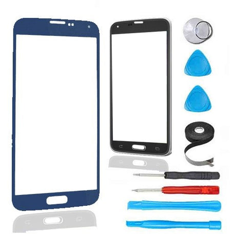 Samsung Galaxy S5 Glass Screen Replacement Premium Repair Kit - Dark Blue - PhoneRemedies