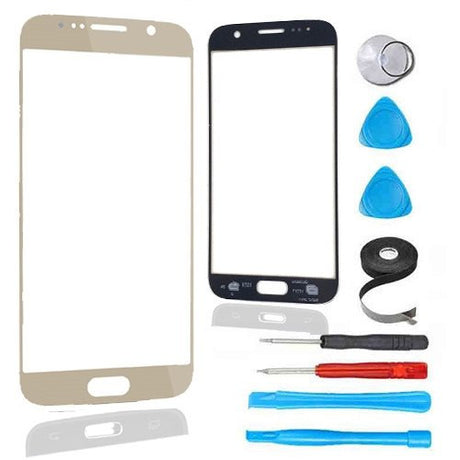 Samsung Galaxy S6 Glass Screen Replacement Premium Repair Kit - Gold - PhoneRemedies
